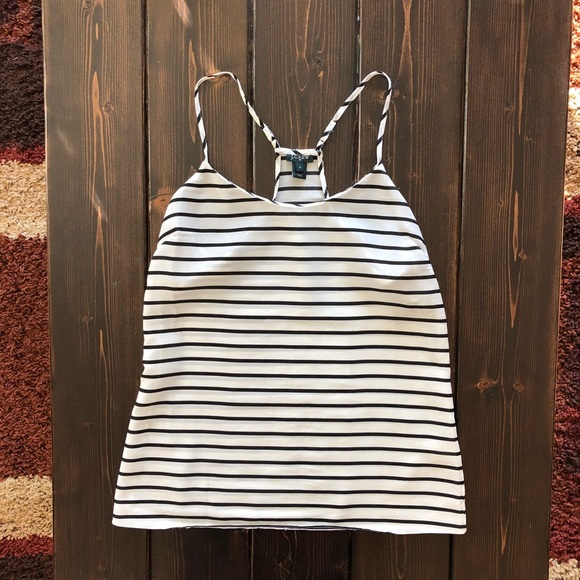 J. Crew Factory Tops - J. Crew racerback stripe cami